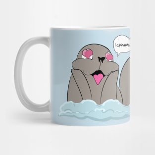 Cute Ocean Seal of Approval Mug